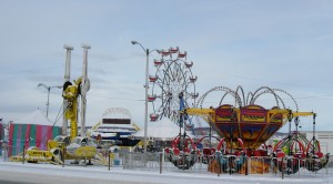 Midway Rides at the Fur Rondy and Iditarod celebration